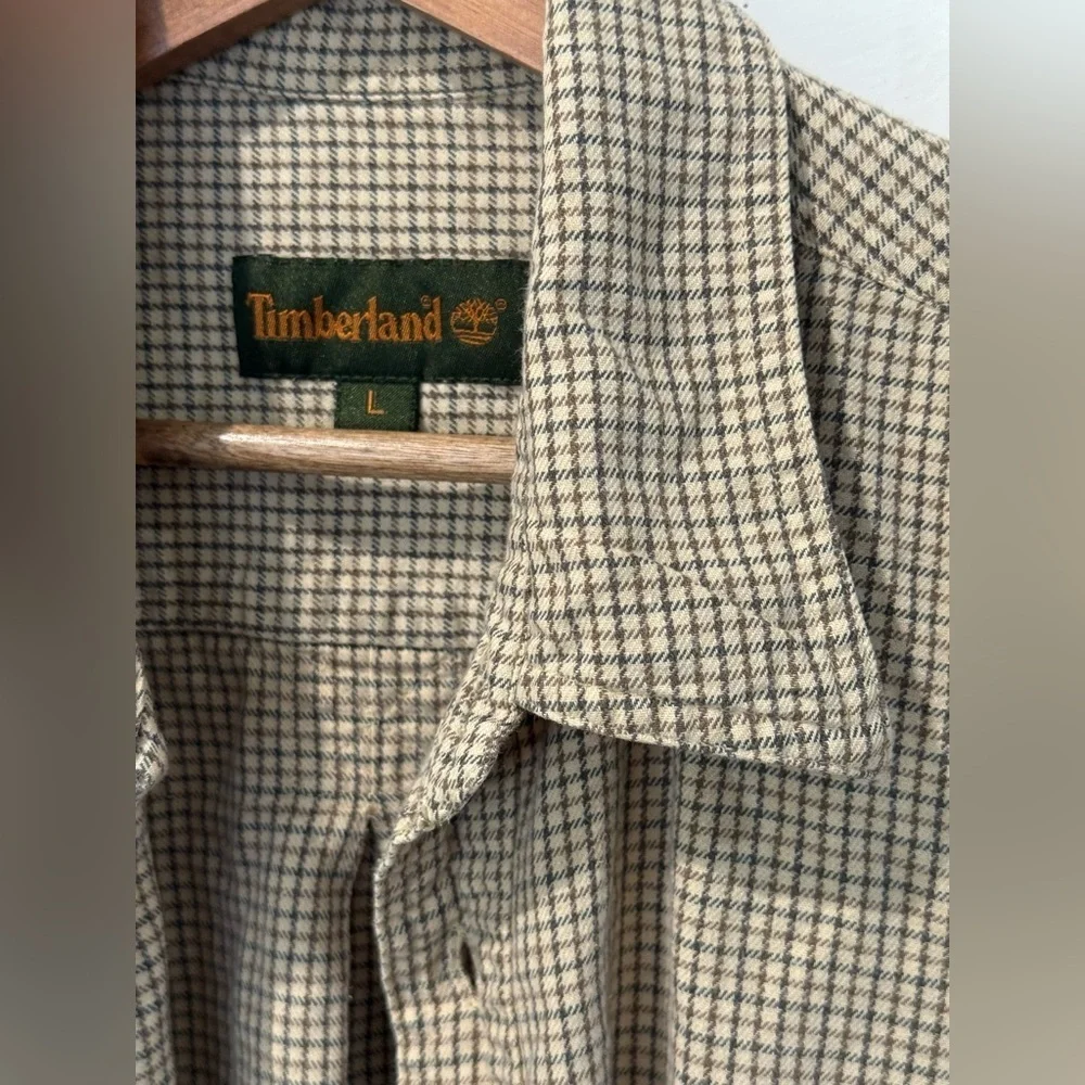 Timberland Beige Checkered Shirt